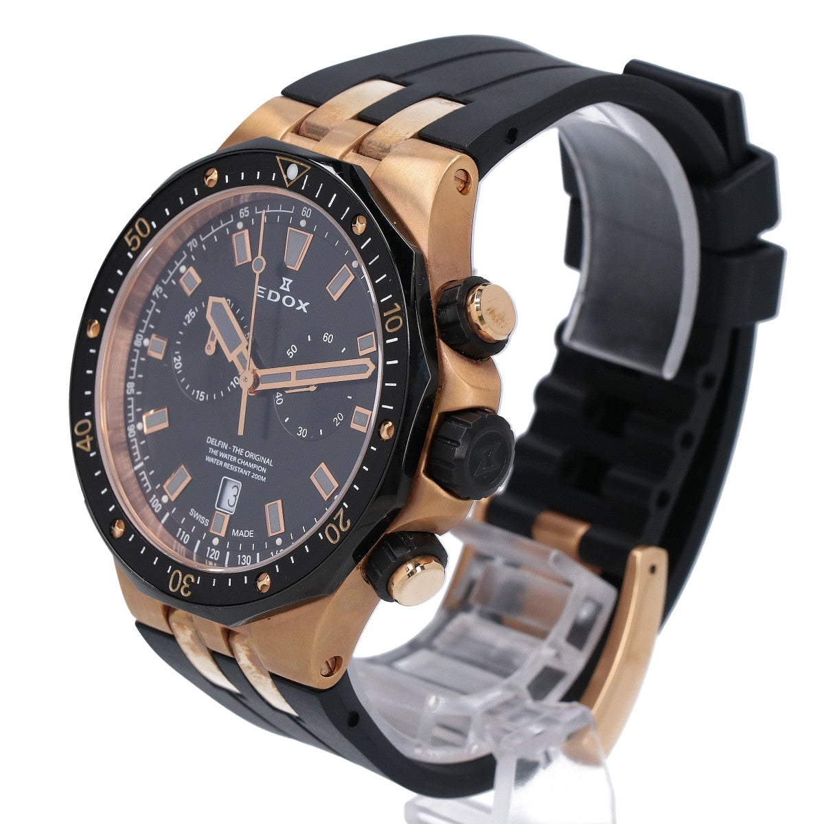 EDOX エドックス 10109 デルフィン オリジナル クロノグラフ クオーツ 腕時計