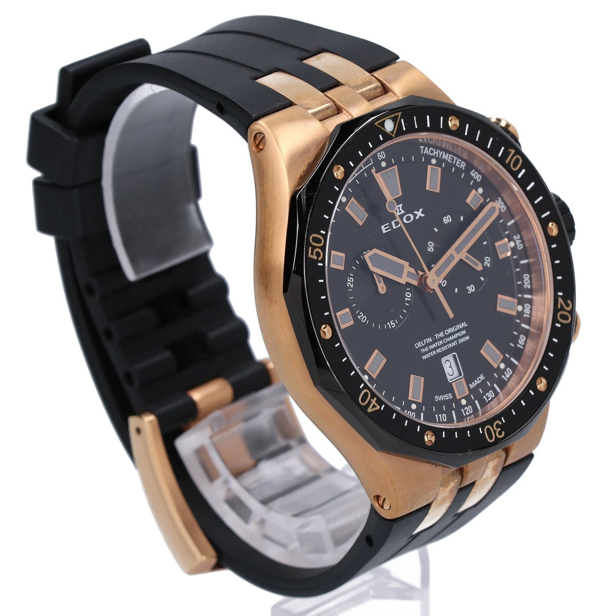 EDOX エドックス 10109 デルフィン オリジナル クロノグラフ クオーツ 腕時計