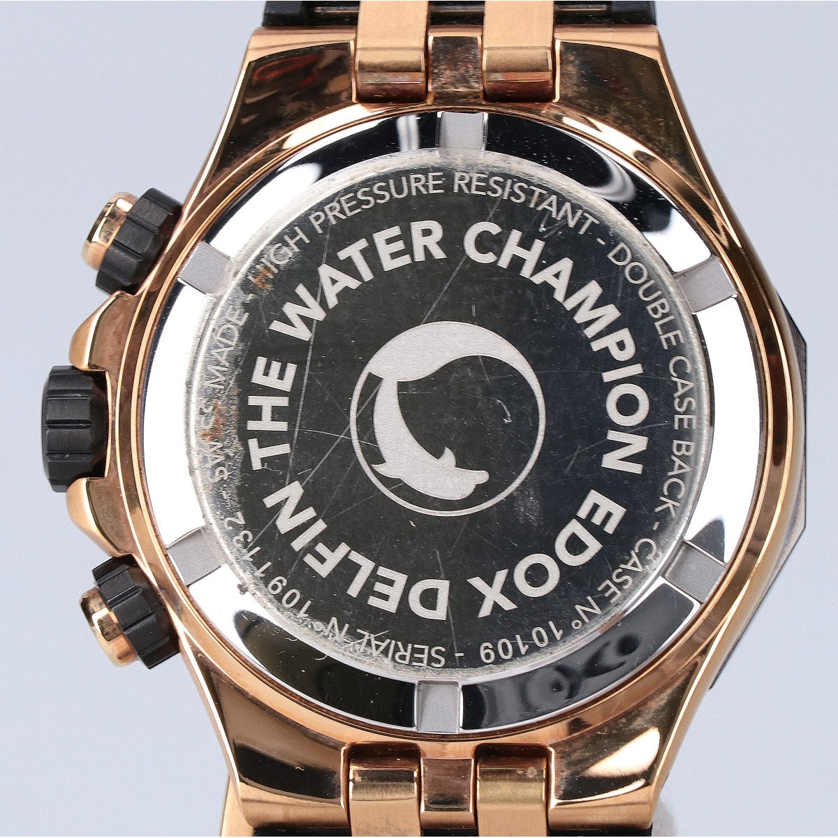 EDOX エドックス 10109 デルフィン オリジナル クロノグラフ クオーツ 腕時計