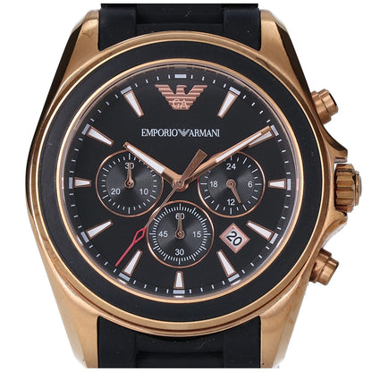 EMPORIOARMANI エンポリオアルマーニ 【美品】AR-6066 クラシック シグマ クロノ 腕時計