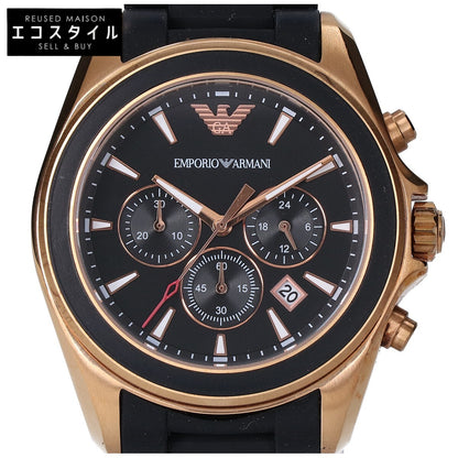 EMPORIOARMANI エンポリオアルマーニ 【美品】AR-6066 クラシック シグマ クロノ 腕時計