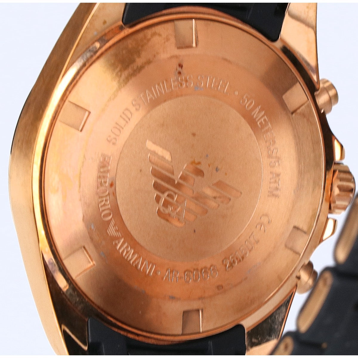 EMPORIOARMANI エンポリオアルマーニ 【美品】AR-6066 クラシック シグマ クロノ 腕時計