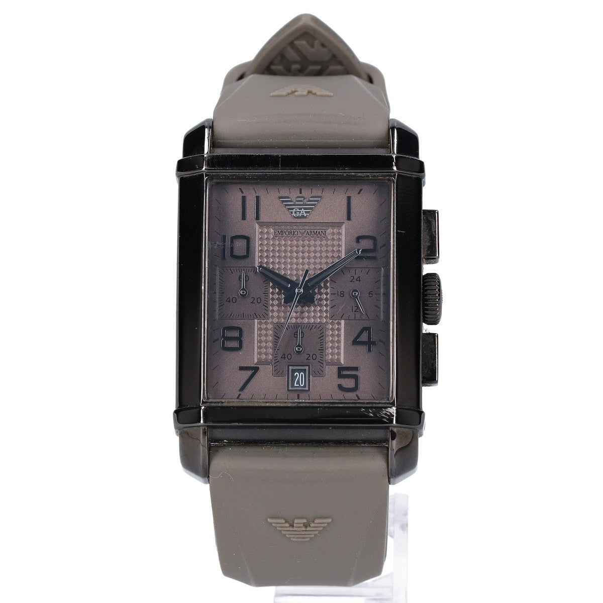 EMPORIOARMANI エンポリオアルマーニ AR-0336 クロノグラフ スクエア クオーツ 腕時計