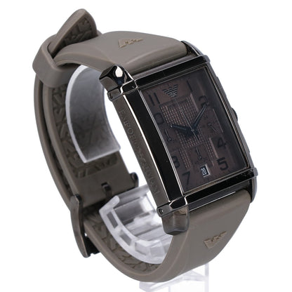 EMPORIOARMANI エンポリオアルマーニ AR-0336 クロノグラフ スクエア クオーツ 腕時計