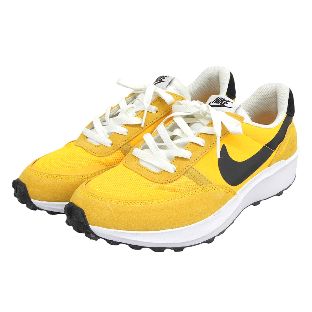 NIKE ナイキ 美品 ワッフル ローカット スニーカー シューズ メンズ イエロー 28cm FJ4195-700 シューズ