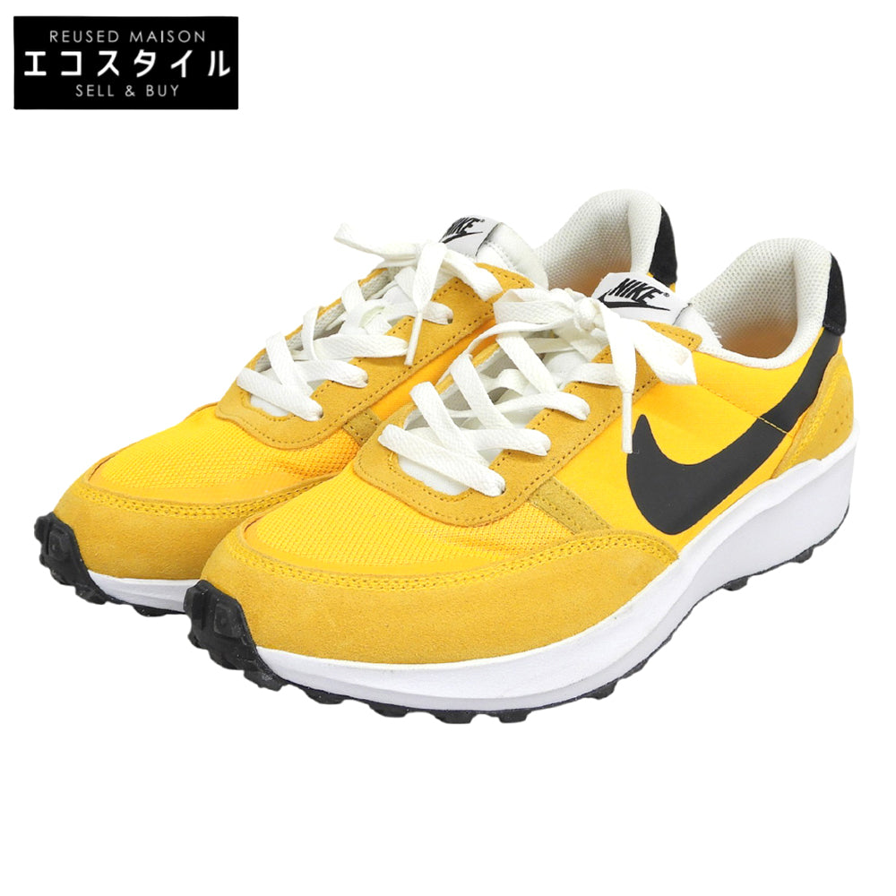 NIKE ナイキ 美品 ワッフル ローカット スニーカー シューズ メンズ イエロー 28cm FJ4195-700 シューズ