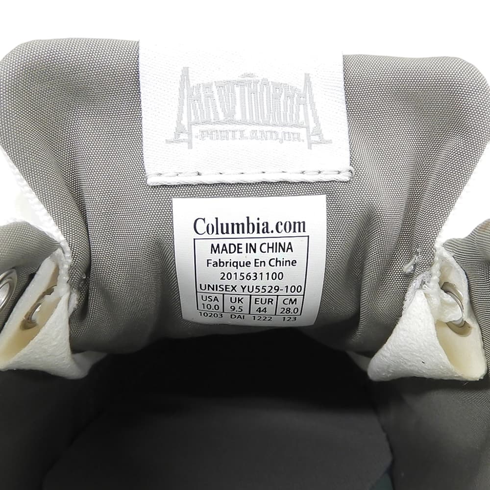 columbia コロンビア 美品 ホーソンレイン ロウ 3 ローカット スニーカー シューズ メンズ ホワイト×カーキ 28cm YU5529-100 シューズ