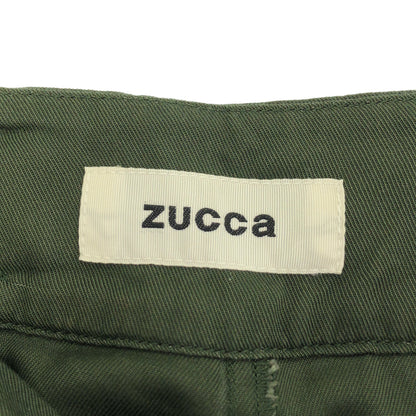 ZUCCA ズッカ ZU91FF160 カーキ テンセル ベルト ワイドパンツ ボトムス