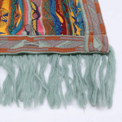 COOGI クージー 3D KNIT ニット フリンジ マフラー