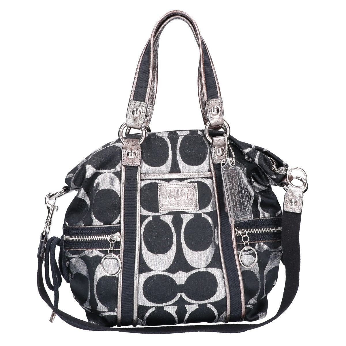 COACH コーチ F14434 ポピーシグネチャールレックススポットライト 2WAY トートバッグ