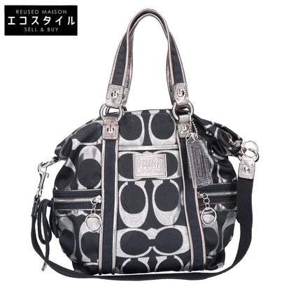 COACH コーチ F14434 ポピーシグネチャールレックススポットライト 2WAY トートバッグ