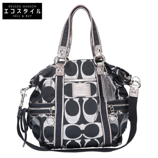 COACH コーチ F14434 ポピーシグネチャールレックススポットライト 2WAY トートバッグ