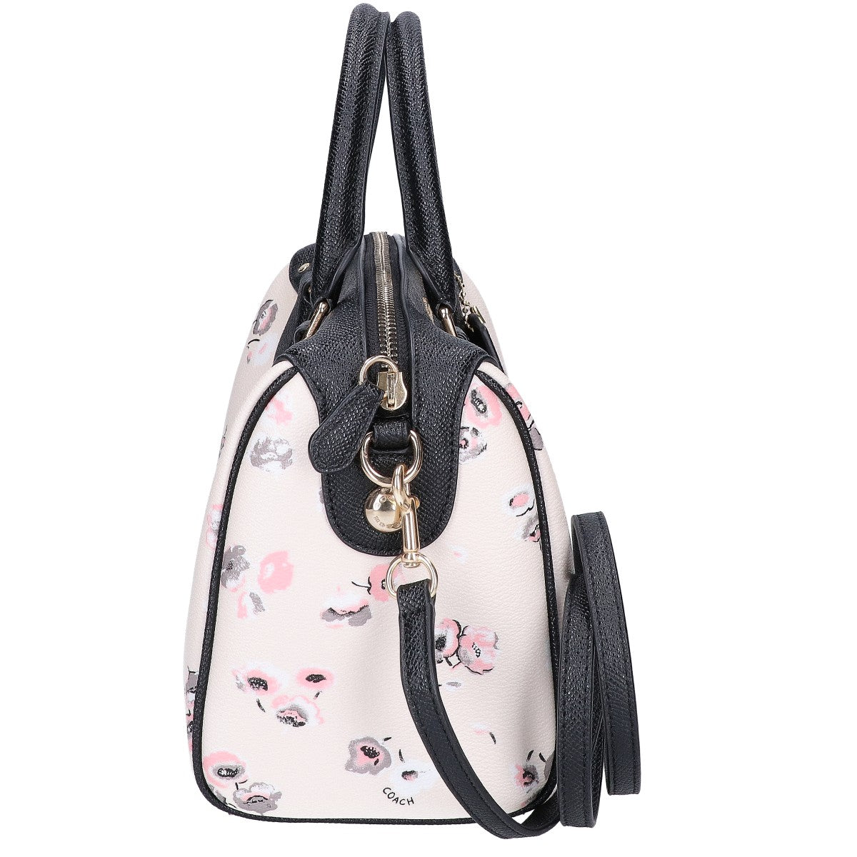 COACH コーチ F37491 花柄 ミニボストンバッグ ハンドバッグ