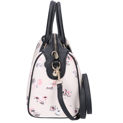COACH コーチ F37491 花柄 ミニボストンバッグ ハンドバッグ