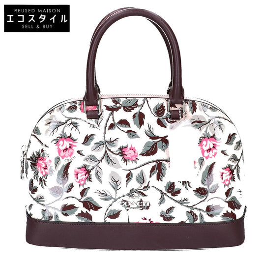 COACH コーチ F24547 スリーピングローズプリント 2WAYショルダー ハンドバッグ