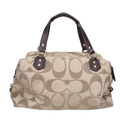 COACH コーチ F25292 シグネチャー ラージサッチェル ハンドバッグ