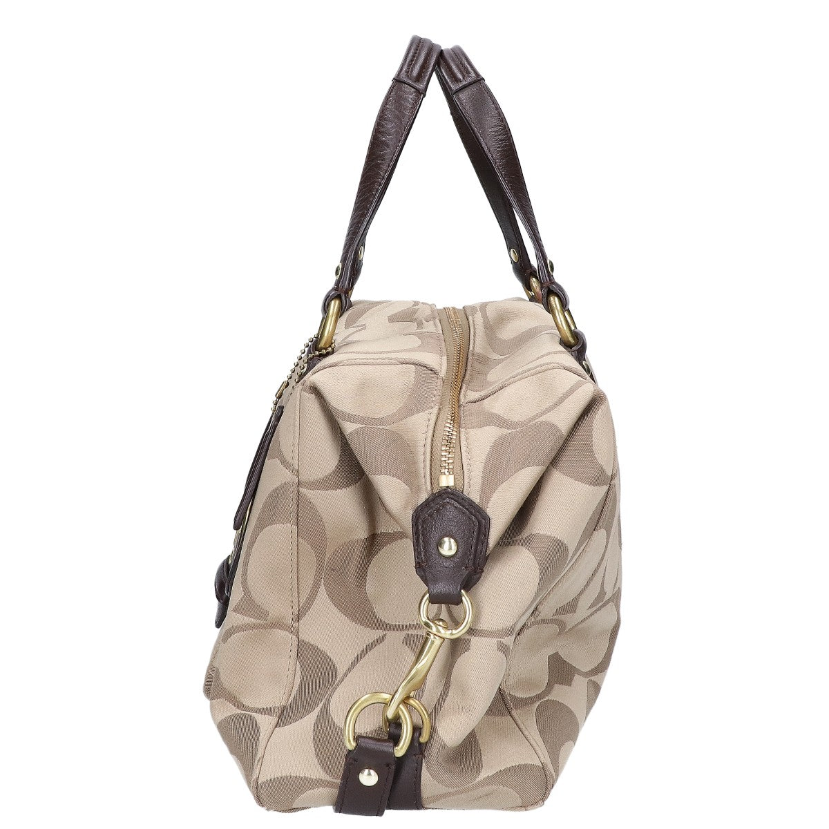 COACH コーチ F25292 シグネチャー ラージサッチェル ハンドバッグ