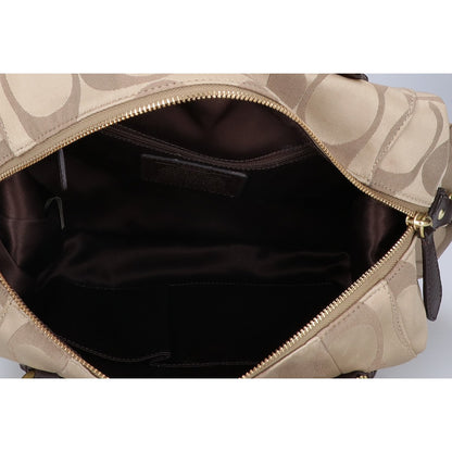 COACH コーチ F25292 シグネチャー ラージサッチェル ハンドバッグ
