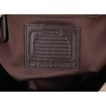 COACH コーチ F25292 シグネチャー ラージサッチェル ハンドバッグ