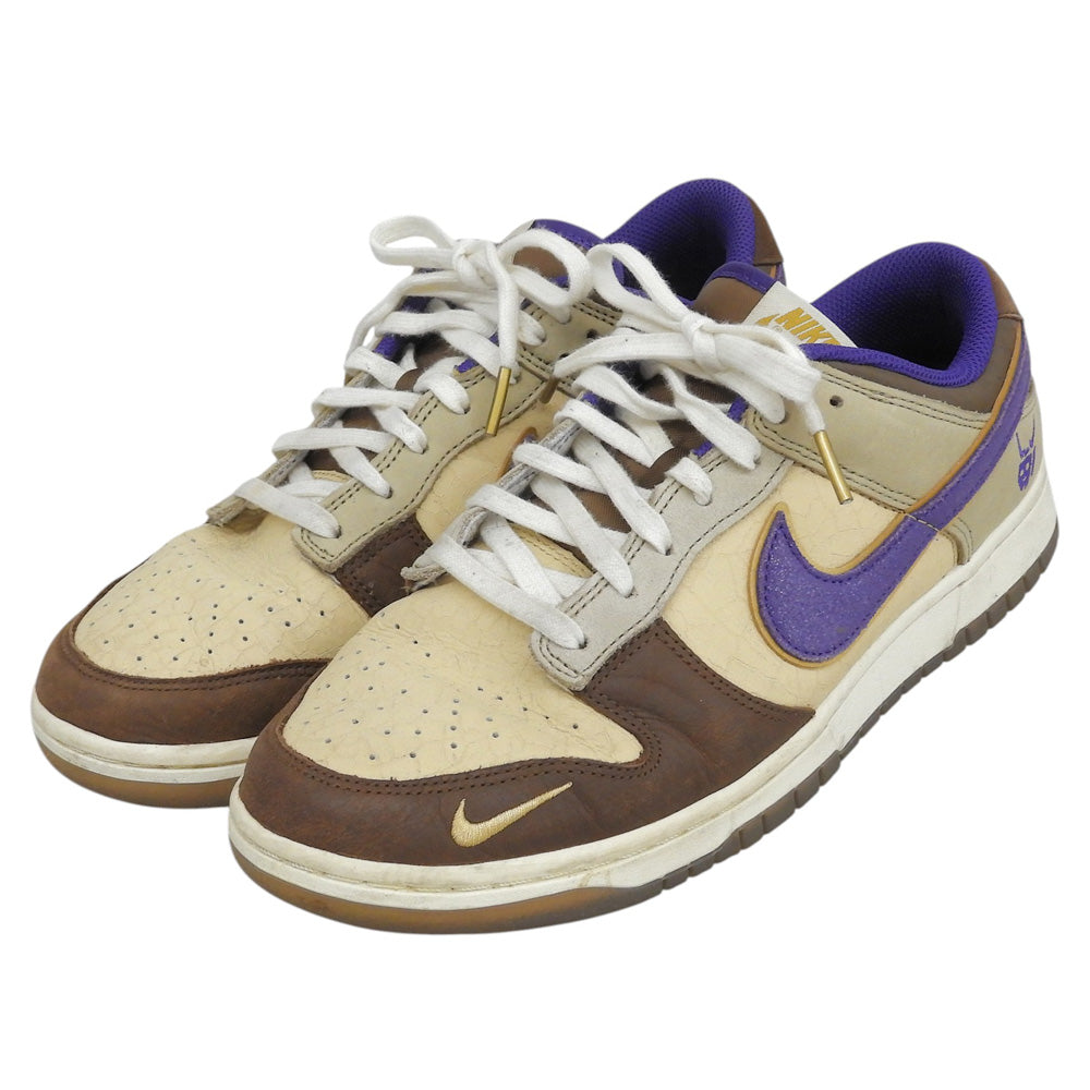 NIKE ナイキ 美品 DUNK LOW Setsubun ローカットスニーカー シューズ メンズ ブラウン系 28cm DQ5009-268 シューズ
