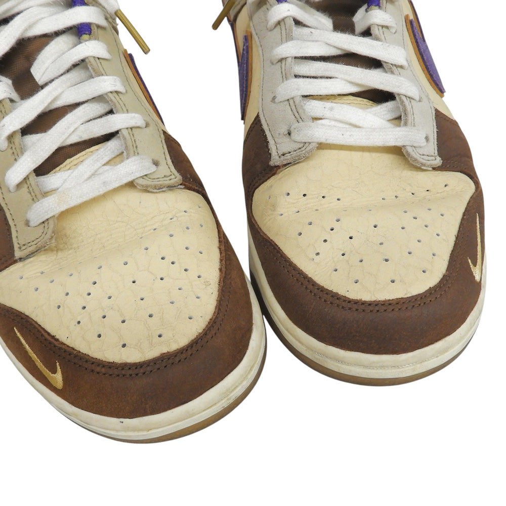 NIKE ナイキ 美品 DUNK LOW Setsubun ローカットスニーカー シューズ メンズ ブラウン系 28cm DQ5009-268 シューズ