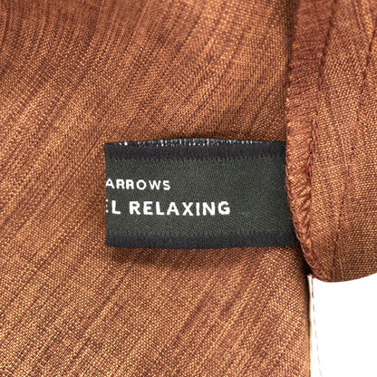 green label relaxing グリーンレーベルリラクシング ブラウン タックフレアーベルトワンピース トップス