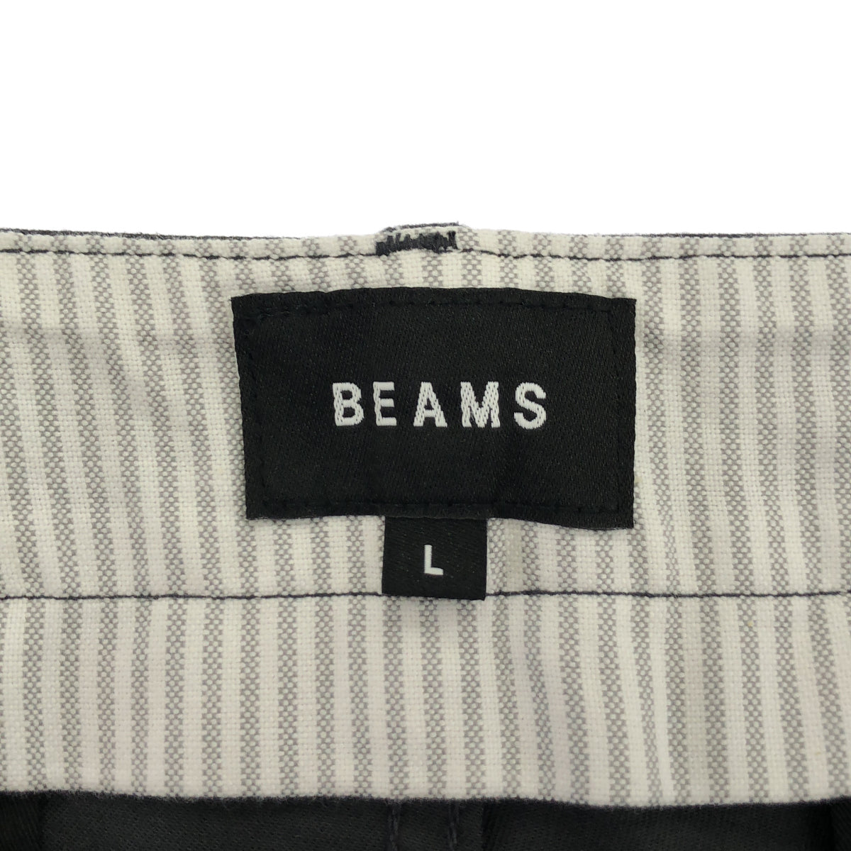 BEAMS ビームス チャコールグレー ストレッチ チノパン ボトムス