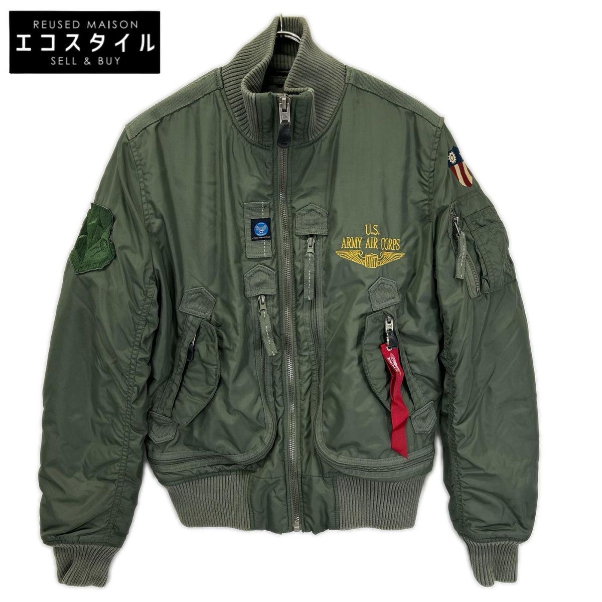 その他ブランド 【XTONZ】カーキ U.S.ARMY MA-1 ジャケット ジャケット