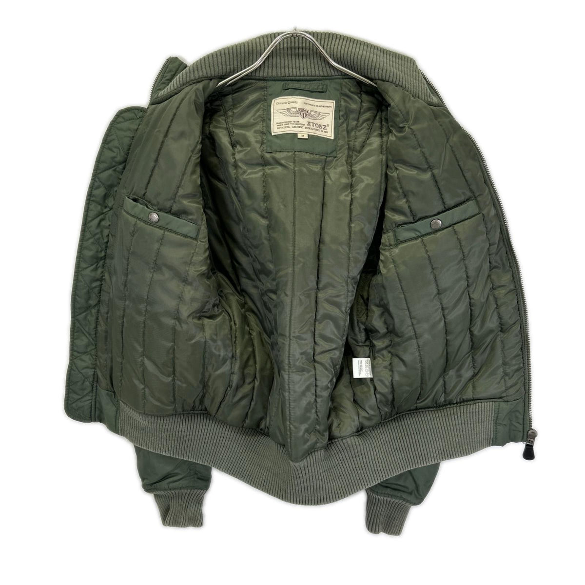 その他ブランド 【XTONZ】カーキ U.S.ARMY MA-1 ジャケット ジャケット