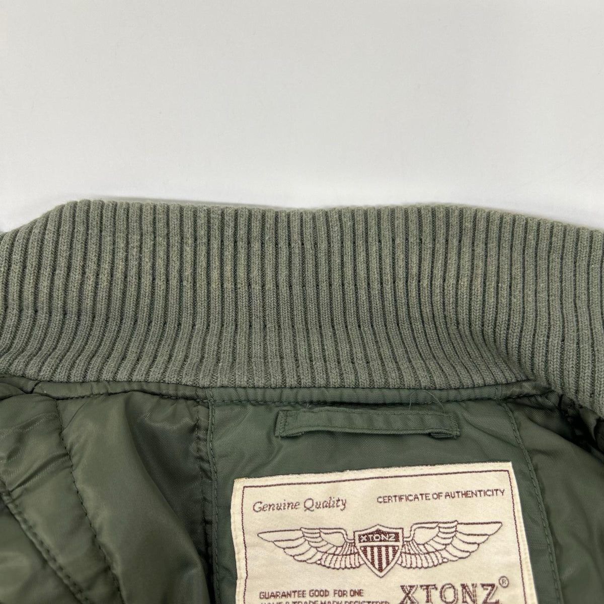 その他ブランド 【XTONZ】カーキ U.S.ARMY MA-1 ジャケット ジャケット