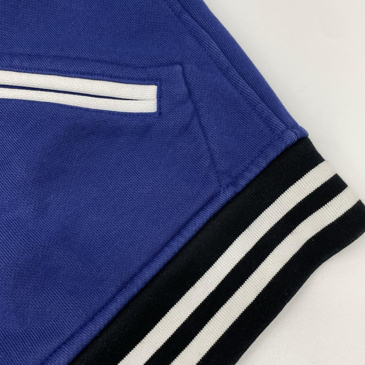 POLObyRalphLauren ポロラルフローレン ブルー×ブラック ロゴ刺繍 スタジャン ジャケット