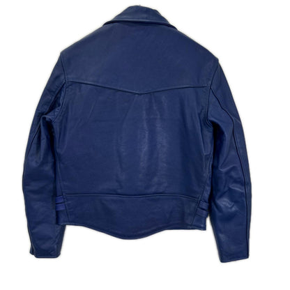 HORN WORKS ホーンワークス ブルー ダブルライダース レザージャケット ジャケット