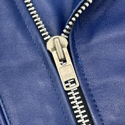 HORN WORKS ホーンワークス ブルー ダブルライダース レザージャケット ジャケット