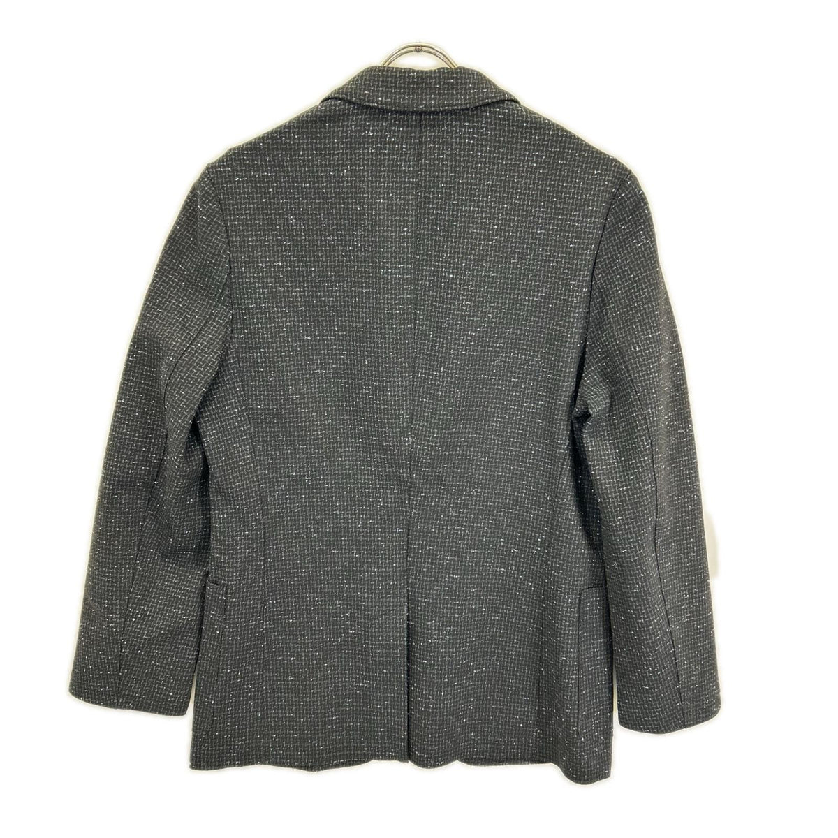 HUGOBOSS ヒューゴボス 10208681 ブラック×ブルー ツイードライク ジャケット ジャケット
