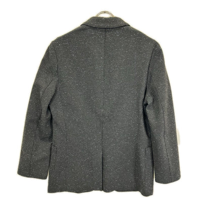 HUGOBOSS ヒューゴボス 10208681 ブラック×ブルー ツイードライク ジャケット ジャケット
