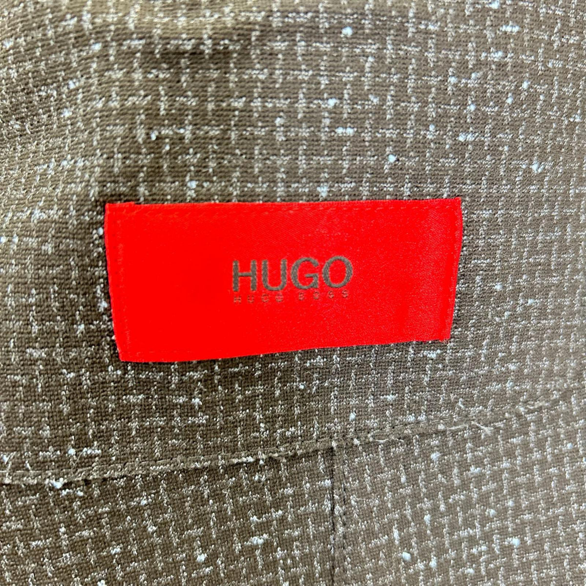 HUGOBOSS ヒューゴボス 10208681 ブラック×ブルー ツイードライク ジャケット ジャケット