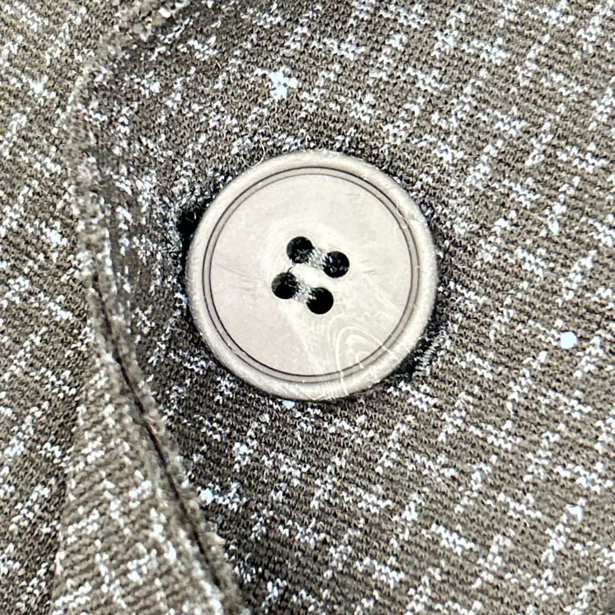 HUGOBOSS ヒューゴボス 10208681 ブラック×ブルー ツイードライク ジャケット ジャケット