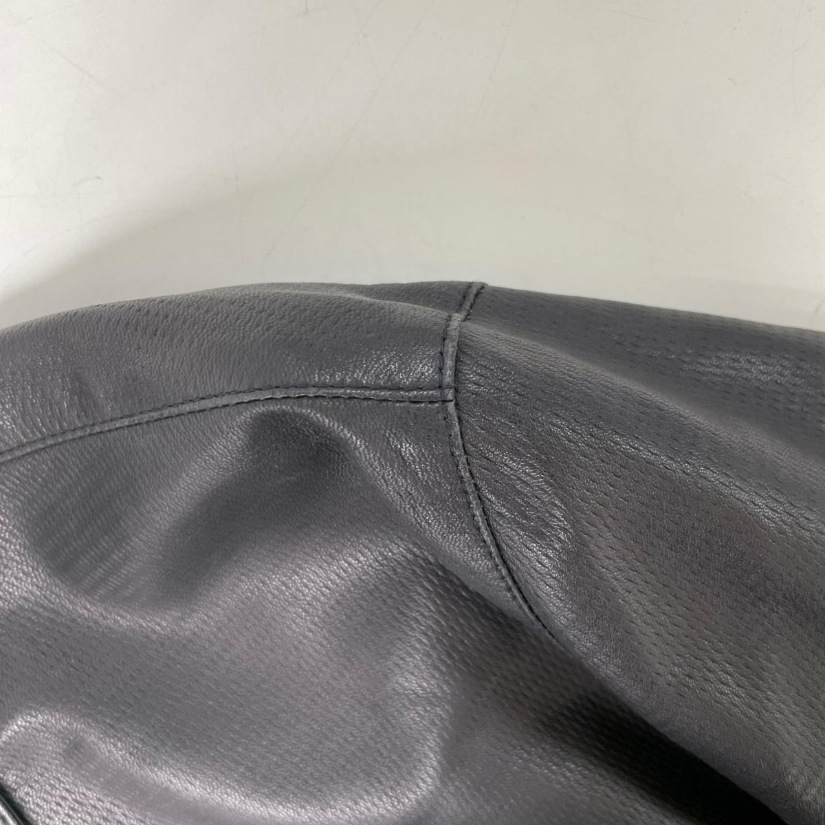 Z Zegna ジーゼニア ブラック レザー シングルライダースジャケット ジャケット