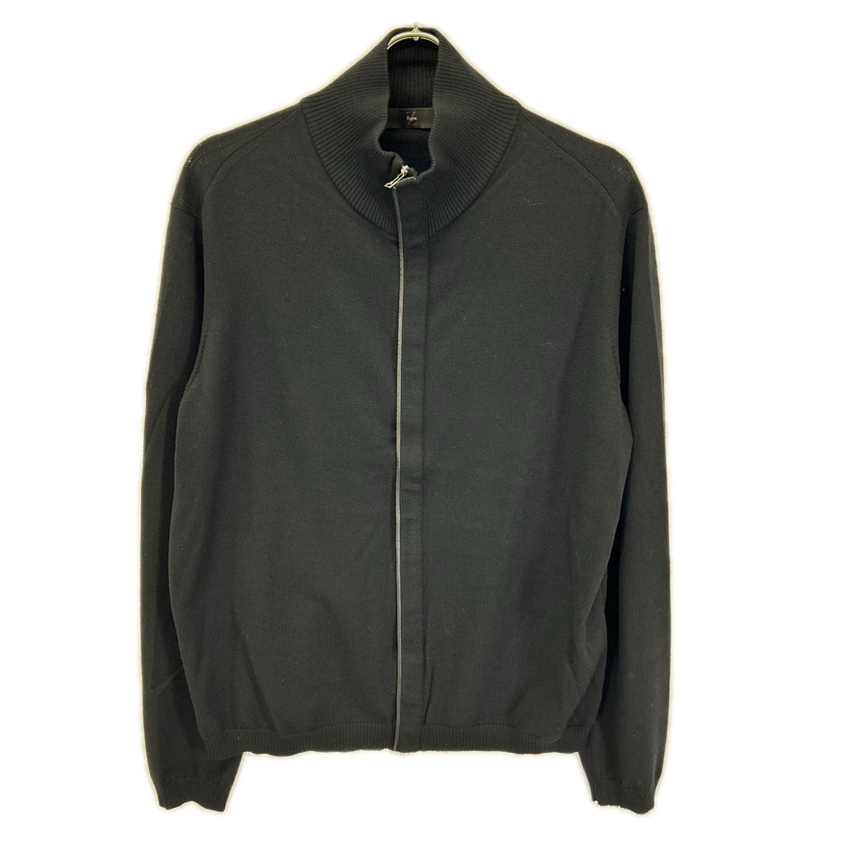 Z Zegna ジーゼニア ブラック ウール ジップジャケット ジャケット