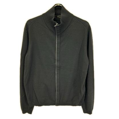Z Zegna ジーゼニア ブラック ウール ジップジャケット ジャケット