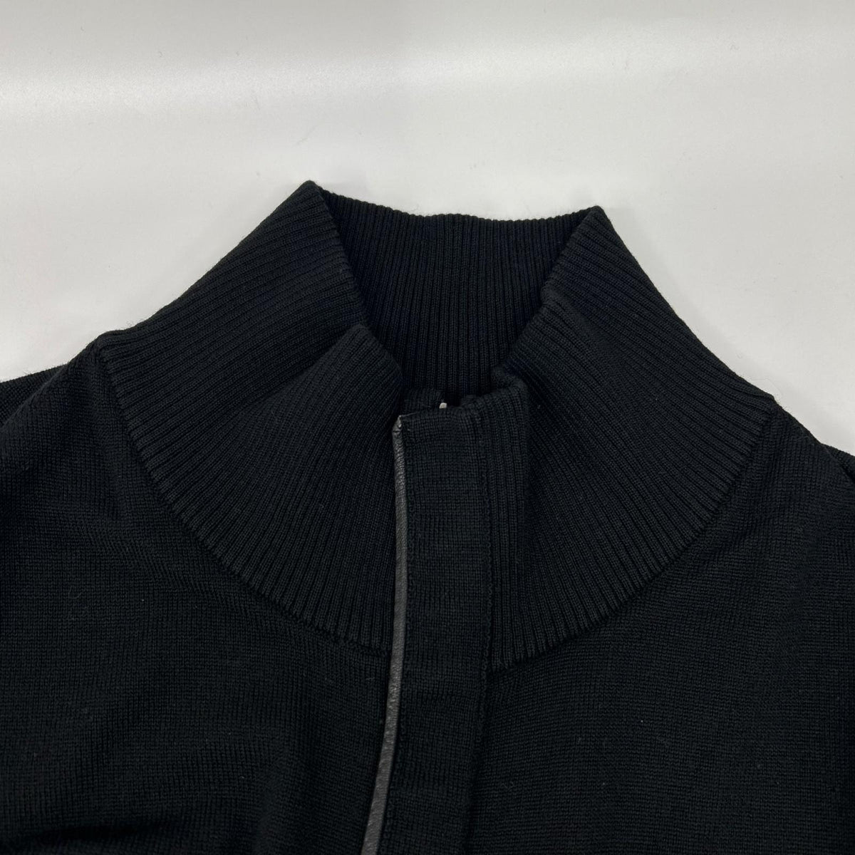 Z Zegna ジーゼニア ブラック ウール ジップジャケット ジャケット
