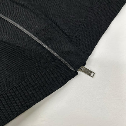 Z Zegna ジーゼニア ブラック ウール ジップジャケット ジャケット
