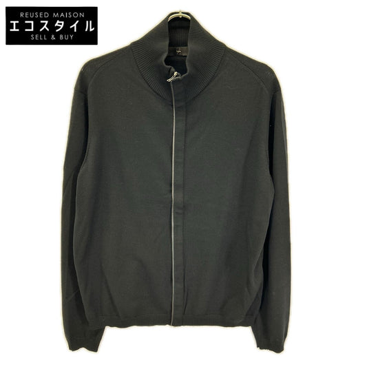 Z Zegna ジーゼニア ブラック ウール ジップジャケット ジャケット