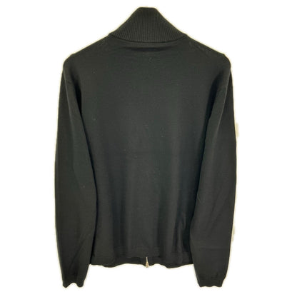 Z Zegna ジーゼニア ブラック ウール ジップジャケット ジャケット