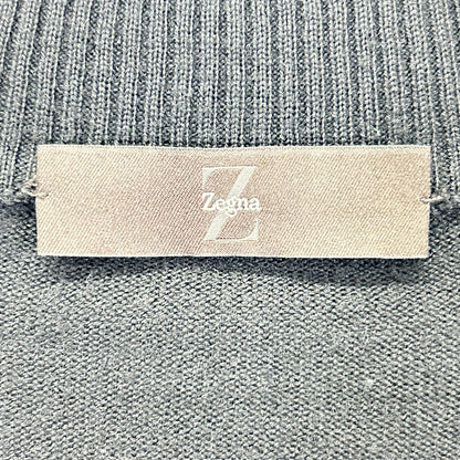 Z Zegna ジーゼニア ブラック ウール ジップジャケット ジャケット