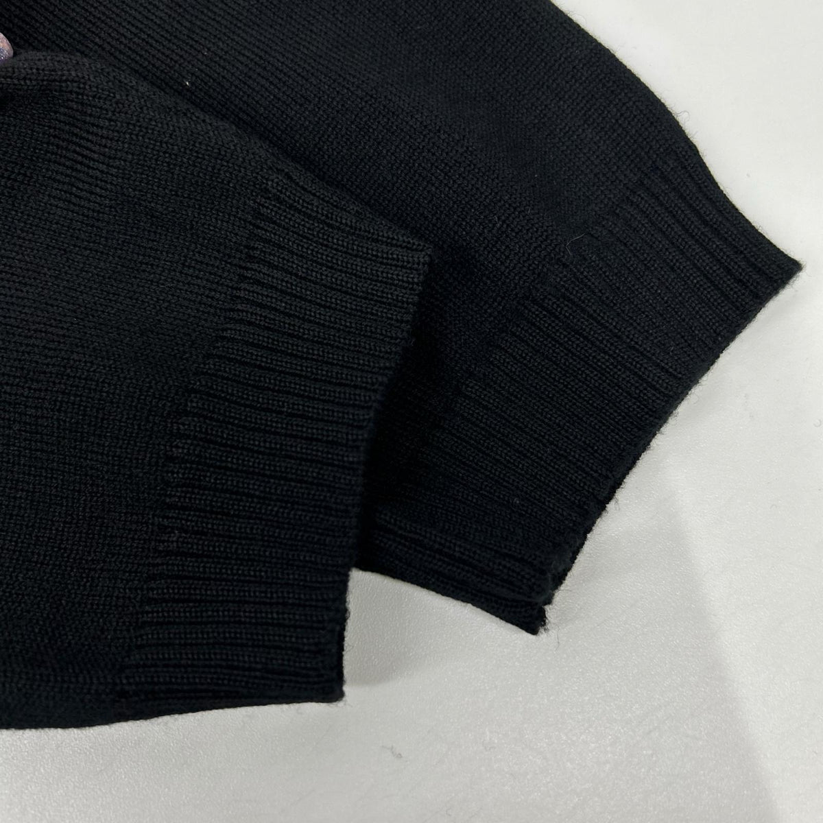 Z Zegna ジーゼニア ブラック ウール ジップジャケット ジャケット