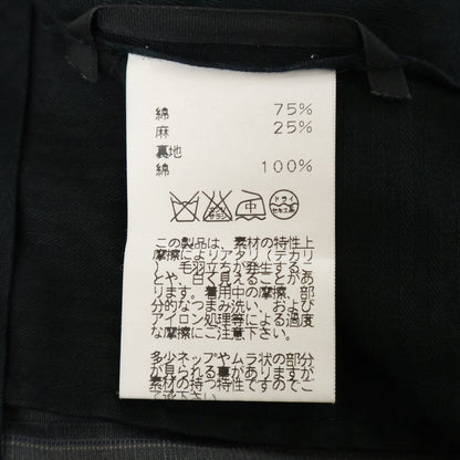 HERMES エルメス グレー ストライプ リネン パンツ ボトムス