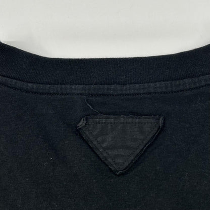 PRADA プラダ ブラック トライアングル カットソー トップス