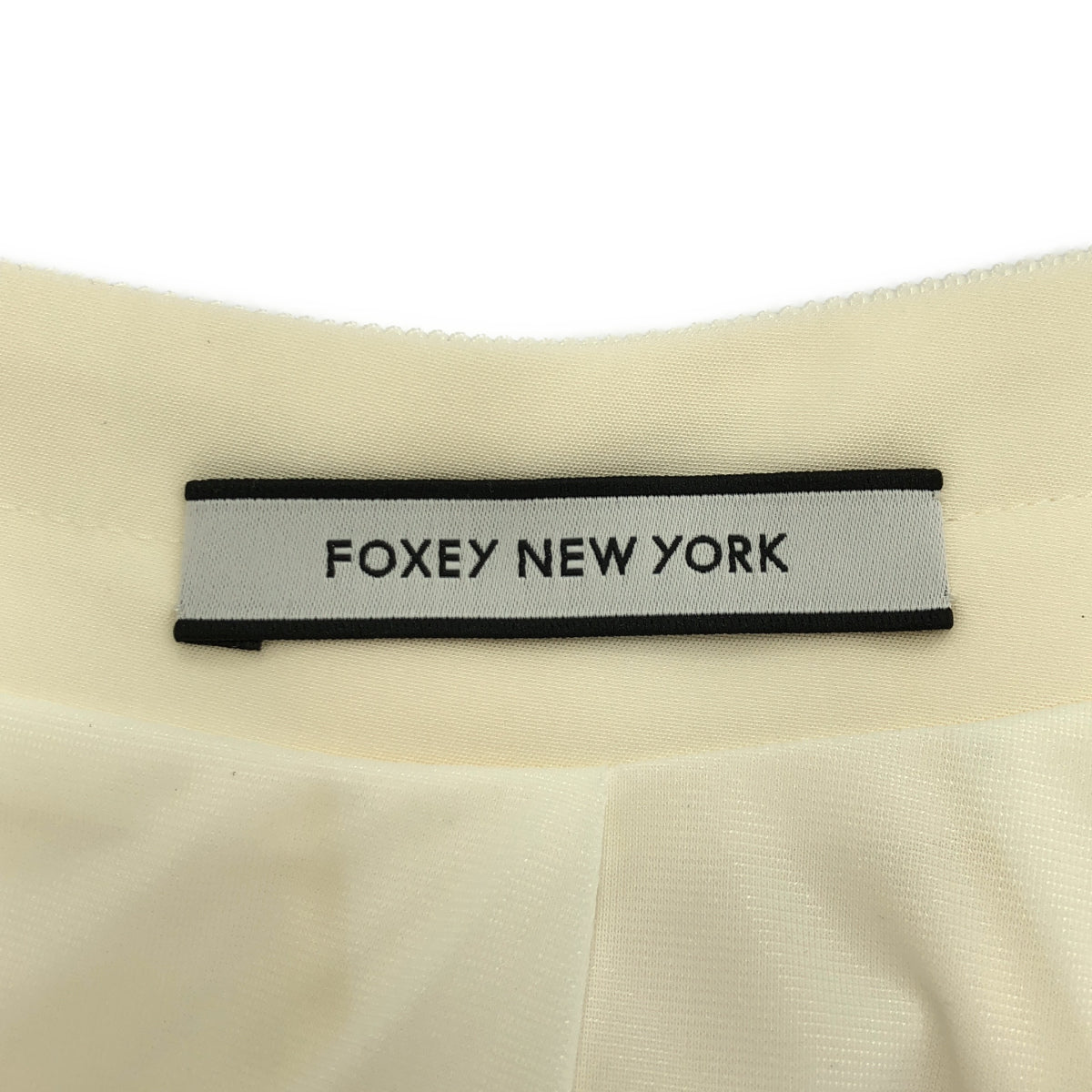 FOXEY NEW YORK フォクシーニューヨーク 38326 ホワイト フレアスカート ボトムス