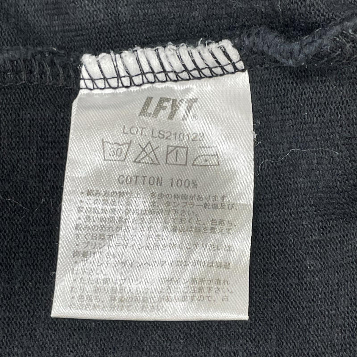 LFYT エルエフワイティー ブラック lafayette刺繍 半袖 Tシャツ トップス
